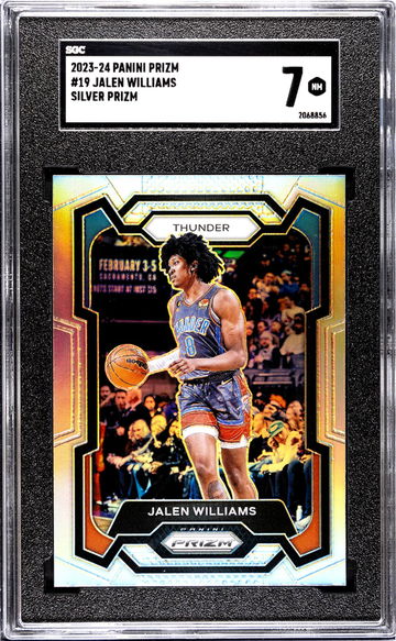 2023-24 Panini Prizm Silver Jalen Williams #19 SGC 7