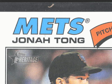 2024 Topps Heritage Jonah Tong #ROA-JTO RC