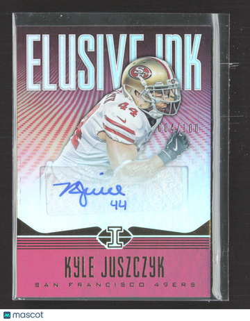 2017 Panini Illusions Elusive Ink Kyle Juszczyk #EI-KJ /100