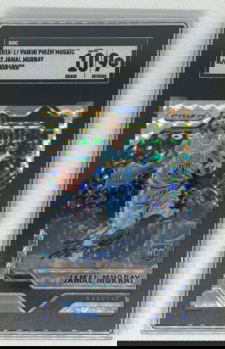 2016 Panini Prizm Jamal Murray Mosaic Autograph SGC 9 Mint RC Rookie Auto Rare