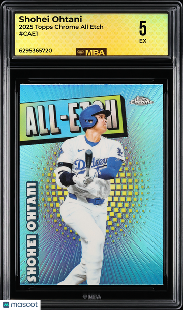 2025 Topps Chrome All Etch Shohei Ohtani #CAE1 MBA 5