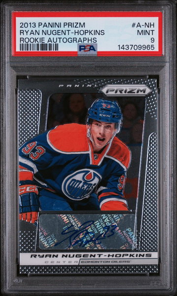 2013 Panini Prizm Rookie Autographs Ryan Nugent-Hopkins #A-NH PSA 9