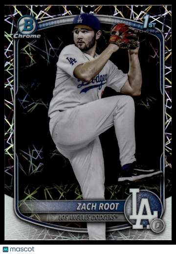 2025 Bowman Draft Zach Root #BDC-22 Chrome Laser Refractor