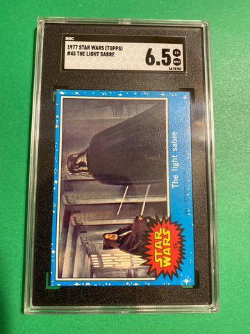 1977 Topps Star Wars # 45 The Light Sabre