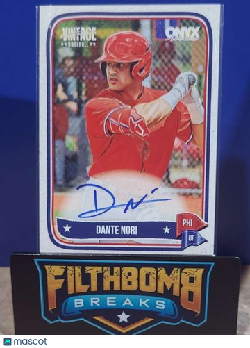 2024 Onyx Vintage Extended - Autographs Dante Nori #VADANO
