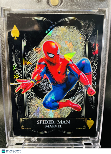 2026 Marvel Spider-Man Rainbow Refractor Custom Holographic by Spades Customs Collectible