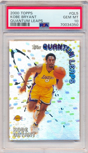 2000 Topps Quantum Leaps Foil #QL5 Kobe Bryant PSA 10 HOF LOW POP 25!