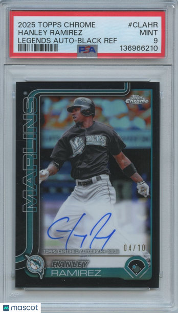2025 Topps Chrome Hanley Ramirez Chrome PSA 9 Topps