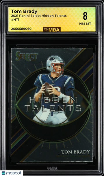 2021 Panini Select Hidden Talents Tom Brady #HT1 MBA 8