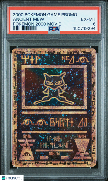 2000 Pokemon Game Movie Ancient Mew Pokemon 2000 Movie PSA 6