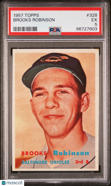 1957 Topps Brooks Robinson #328 PSA 5