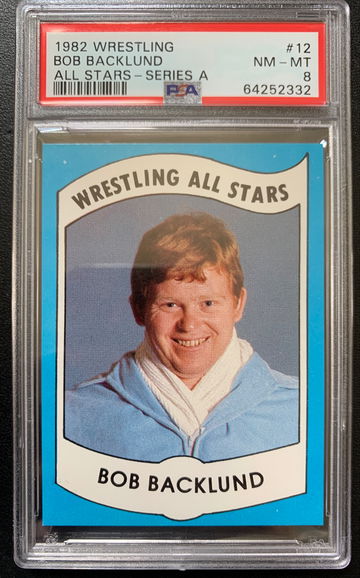 1982 Wrestling All Stars Bob Backlund PSA 8