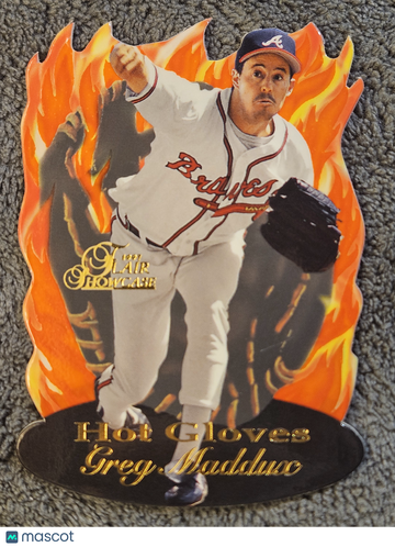 1997 Flair Showcase Hot Gloves Greg Maddux #10