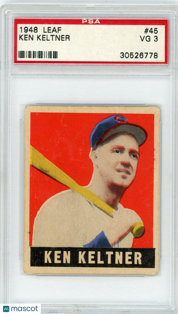 1948 Leaf Ken Keltner #45 PSA 3