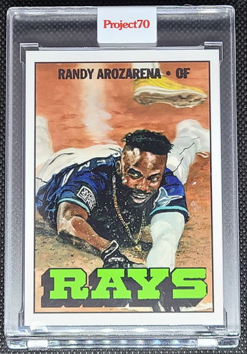 Topps Project 70 Randy Arozarena by Jacob Rochester card #144
