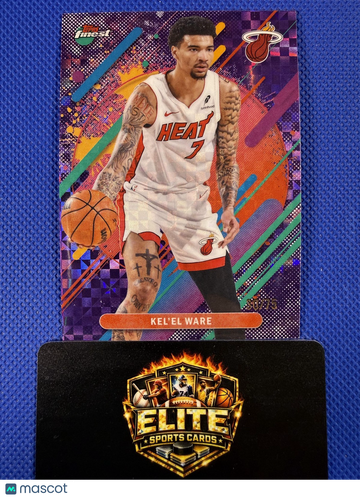 2025-26 Finest Kel'el Ware #251 Purple X-Fractor SN