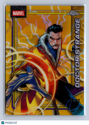 2026 Topps Chrome Marvel Doctor Strange Gold Lightning Refractor /50 #111