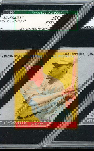 1933 Goudey Val Picinich #118 SGC 4 P1362