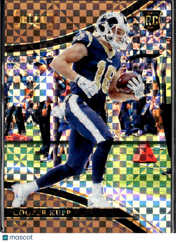 2018 Panini Select Field Level Prizm Cooper Kupp #246 Checkerboard /75 RC