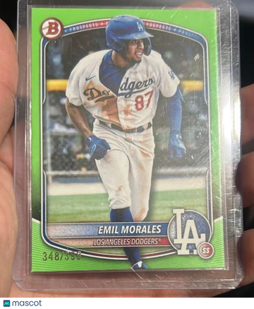 2025 Bowman - Prospects Neon Green Emil Morales #BP-127