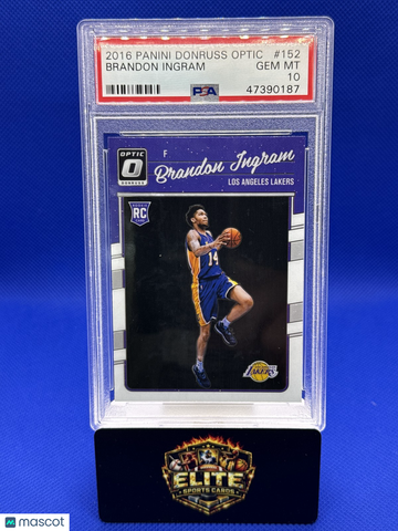 2016-17 Donruss Optic Brandon Ingram #152 RC PSA 10