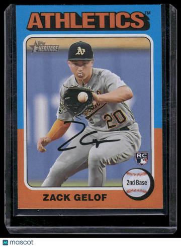2024 Topps Heritage Zack Gelof #346c Image Variations