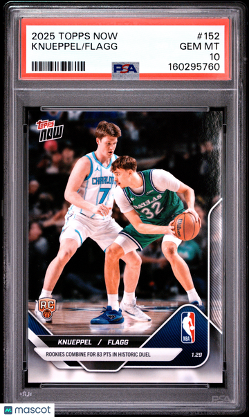 2025 Topps Now Knueppel Flagg #152 PSA 10