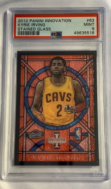 2012 Innovation Kyrie Irving Stained Glass Rookie PSA 9