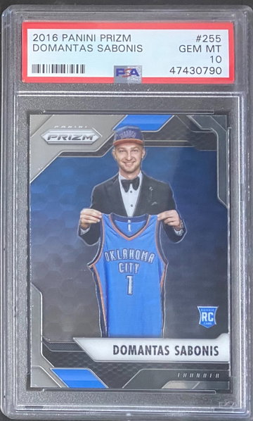 DOMANTIS SABONIS 2016 Prizm RC PSA 10