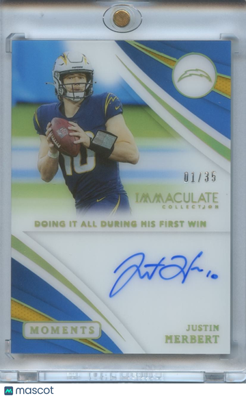2021 Justin Herbert Panini Authentic