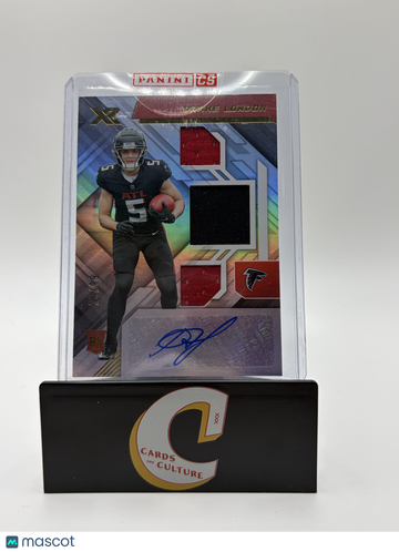 2022 Panini XR Drake London #207 /99 Triple Patch RC