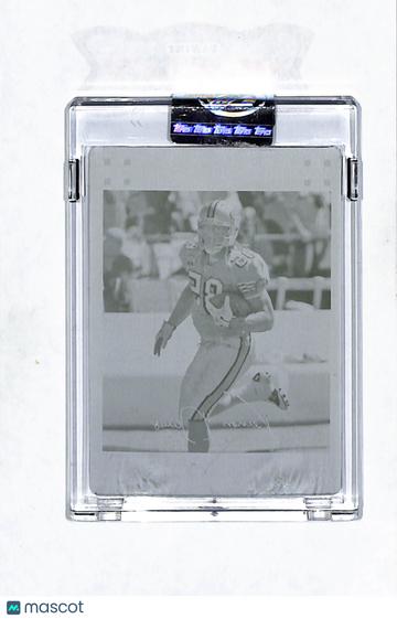 2007 Topps Chrome Vernon Davis #TC90 Cyan Printing Plate