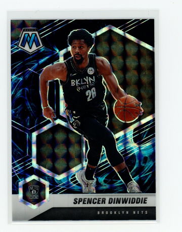 💎2020-21 Mosaic Basketball GENESIS Spencer Dinwiddie SSP Dallas Mavericks 🏀