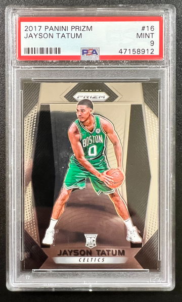 2017 Panini Prizm Jayson Tatum Rookie RC #16 PSA 9
