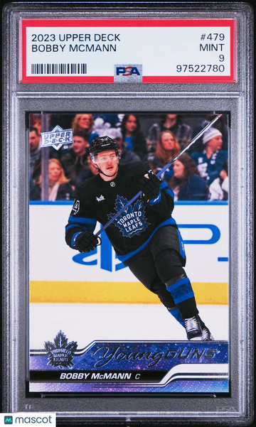 2023 Upper Deck Bobby Mcmann #479 PSA 9