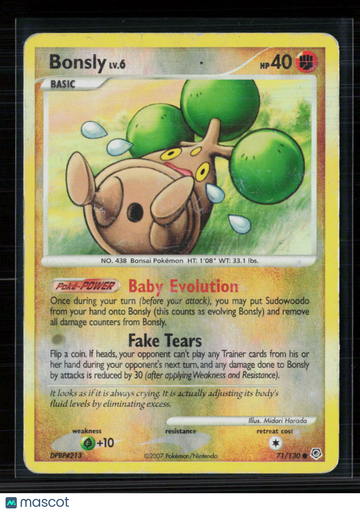2010 Diamond & Pearl Bonsly #71/130