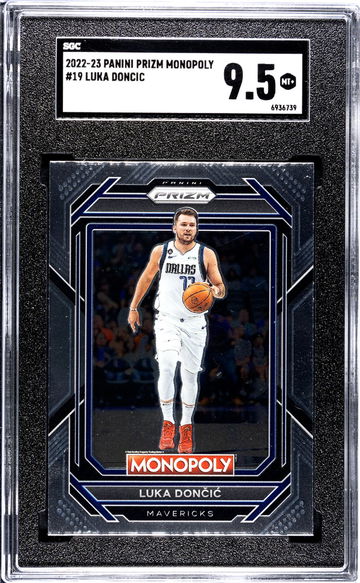 2022-23 Panini Prizm Monopoly #19 Luka Doncic SGC 9.5