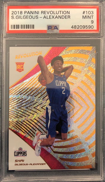 2018-19 Panini Revolution #103 Shai Gilgeous-Alexander Rookie PSA 9