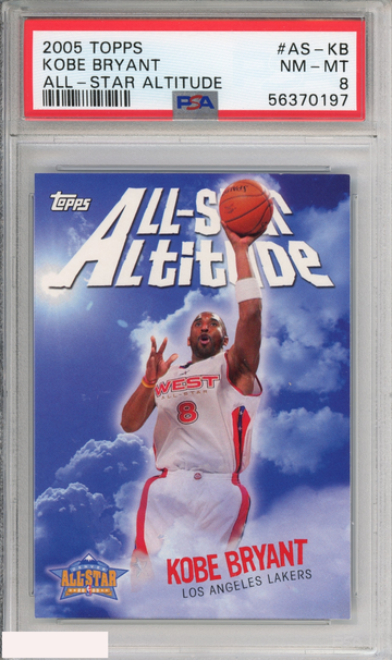 2005 TOPPS ALL-STAR ALTITUDE KOBE BRYANT #AS-KB LAKERS HOF PSA 8 NM-MT