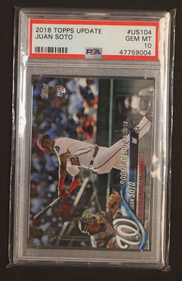 2018 Topps Update Juan Soto #US104 PSA 10
