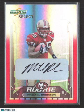 2006 Score Select Michael Robinson #381