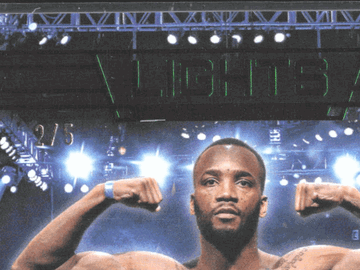 2024 Topps UFC Knockout Lights Camera Action Leon Edwards #LTS-9 Green /5