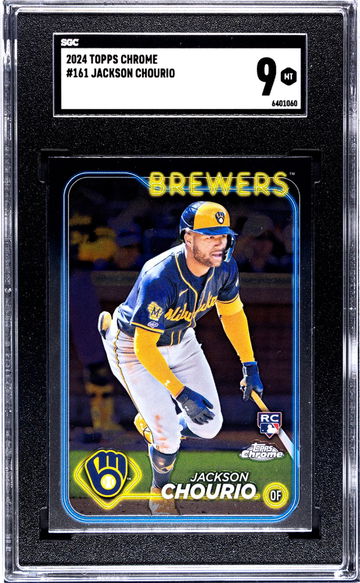 2024 Topps Chrome Jackson Chourio #161 RC SGC 9