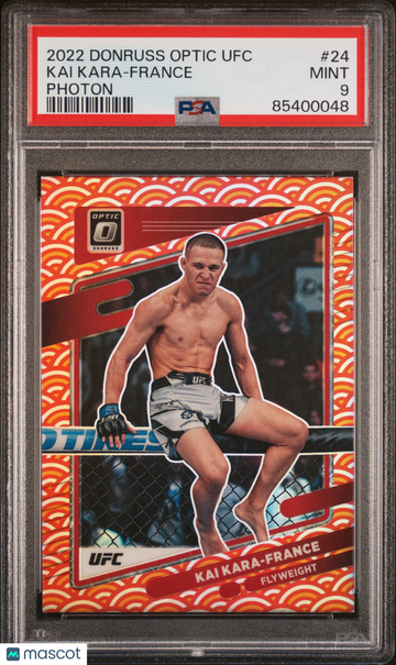 2022 Panini Donruss Optic UFC Kai Kara-France #24 Photon PSA 9