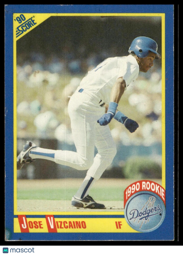 1990 Score Jose Vizcaino #613 RC