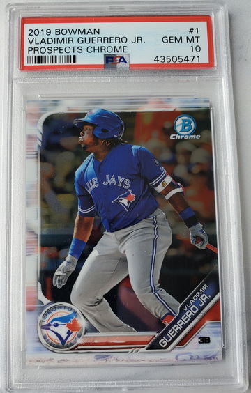 2019 Bowman Chrome Prospects Vladimir Guerrero Jr PSA 10