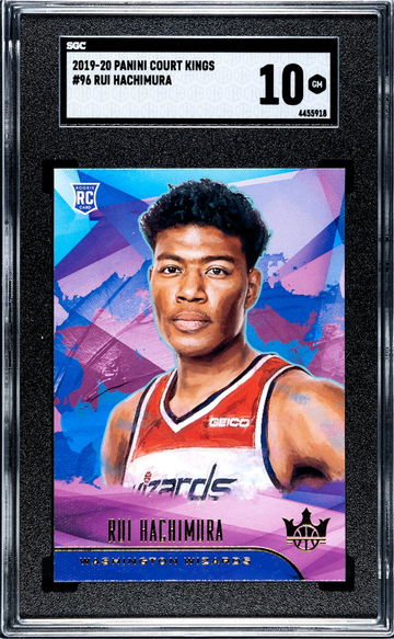 2019-20 Panini Court Kings Rui Hachimura #96 RC SGC 10