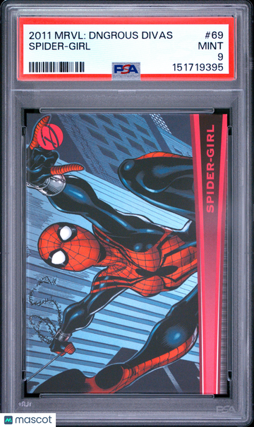 2011 Marvel Dangerous Divas Spider-Girl #69 PSA 9