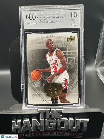 2009 Upper Deck Michael Jordan Legacy Collection Gold Michael Jordan #35 BGS 10