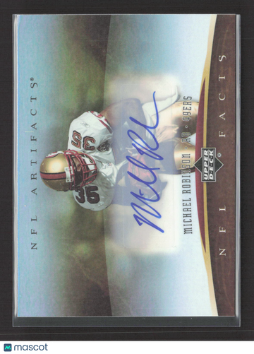 2007 Upper Deck Artifacts NFL Facts Michael Robinson #NF-MR Auto